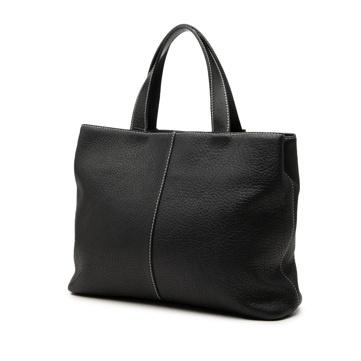 Burberry Leather Tote — Black
