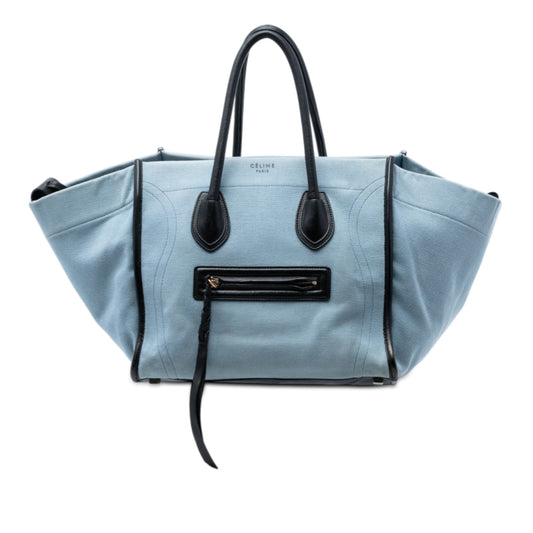 Celine Medium Denim Phantom Luggage Tote