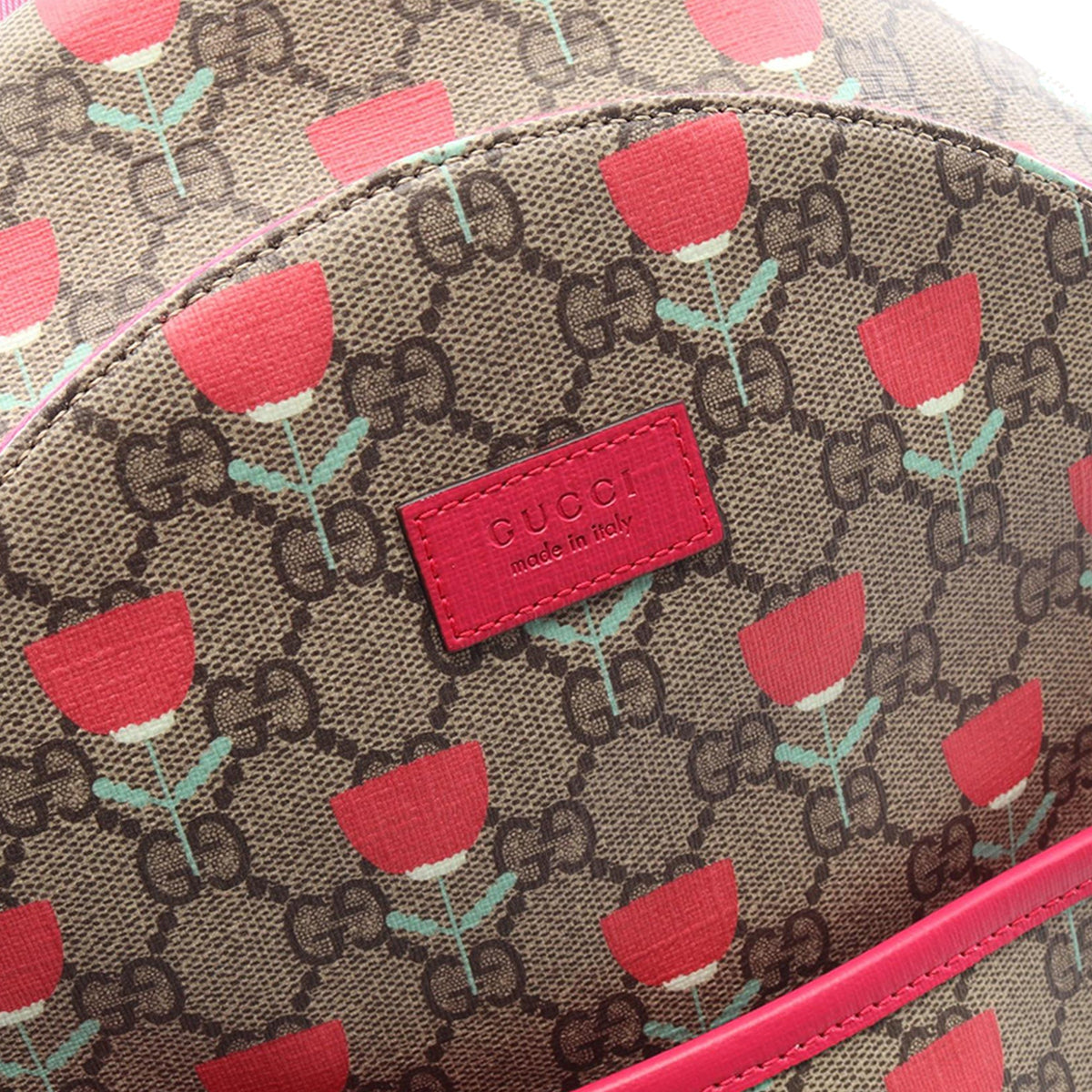 Gucci GG Supreme Kids Flower Backpack