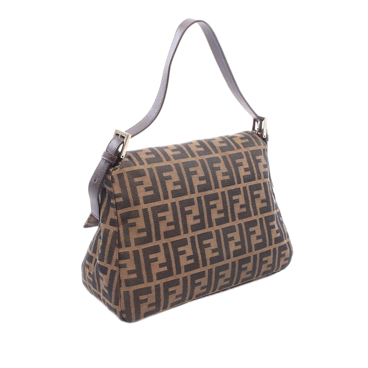 Fendi Zucca Canvas Mamma Forever — Brown
