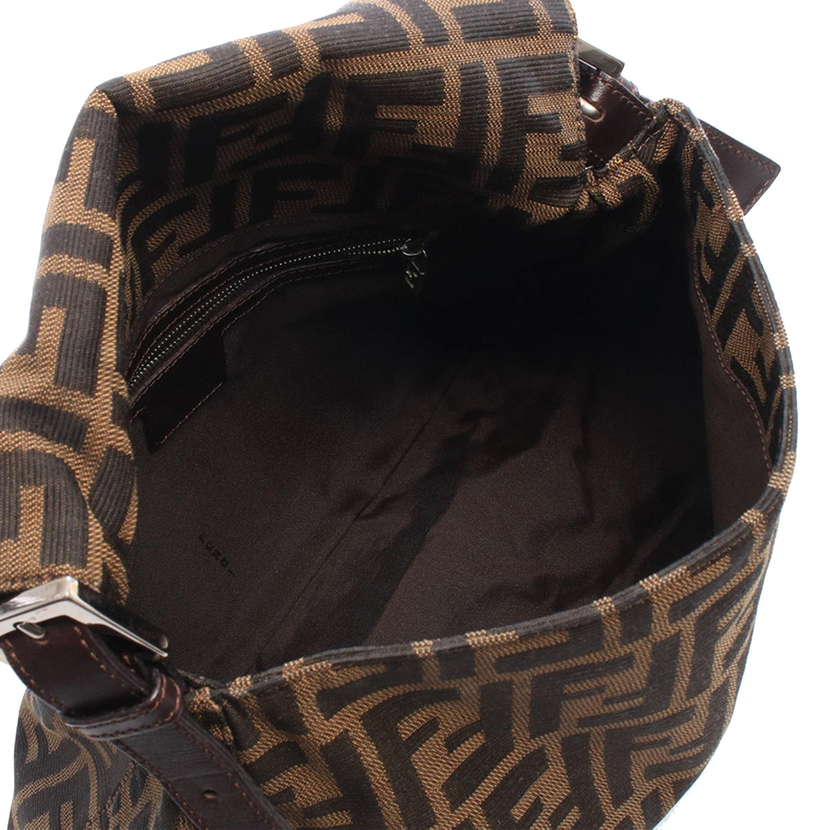 Fendi Zucca Canvas Mamma Forever — Brown