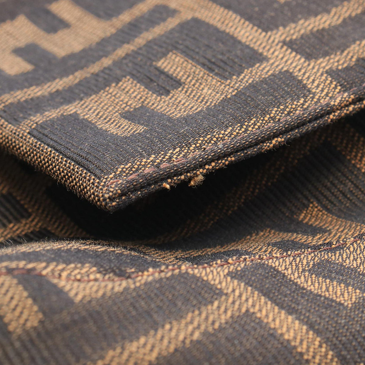 Fendi Zucca Canvas Mamma Forever — Brown