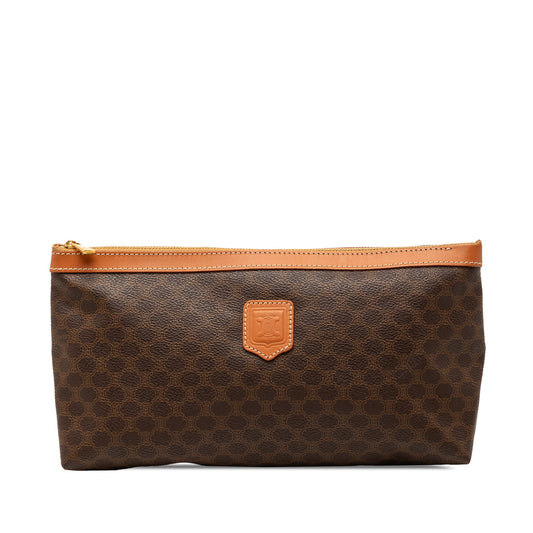 Celine Macadam Coated Canvas Clutch