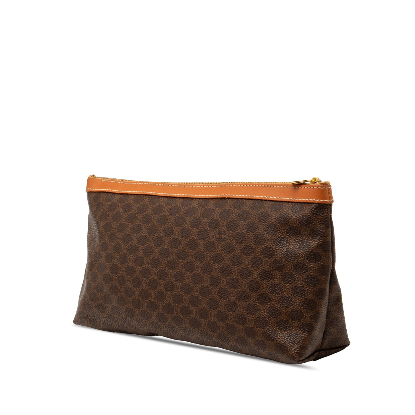 Celine Macadam Coated Canvas Clutch