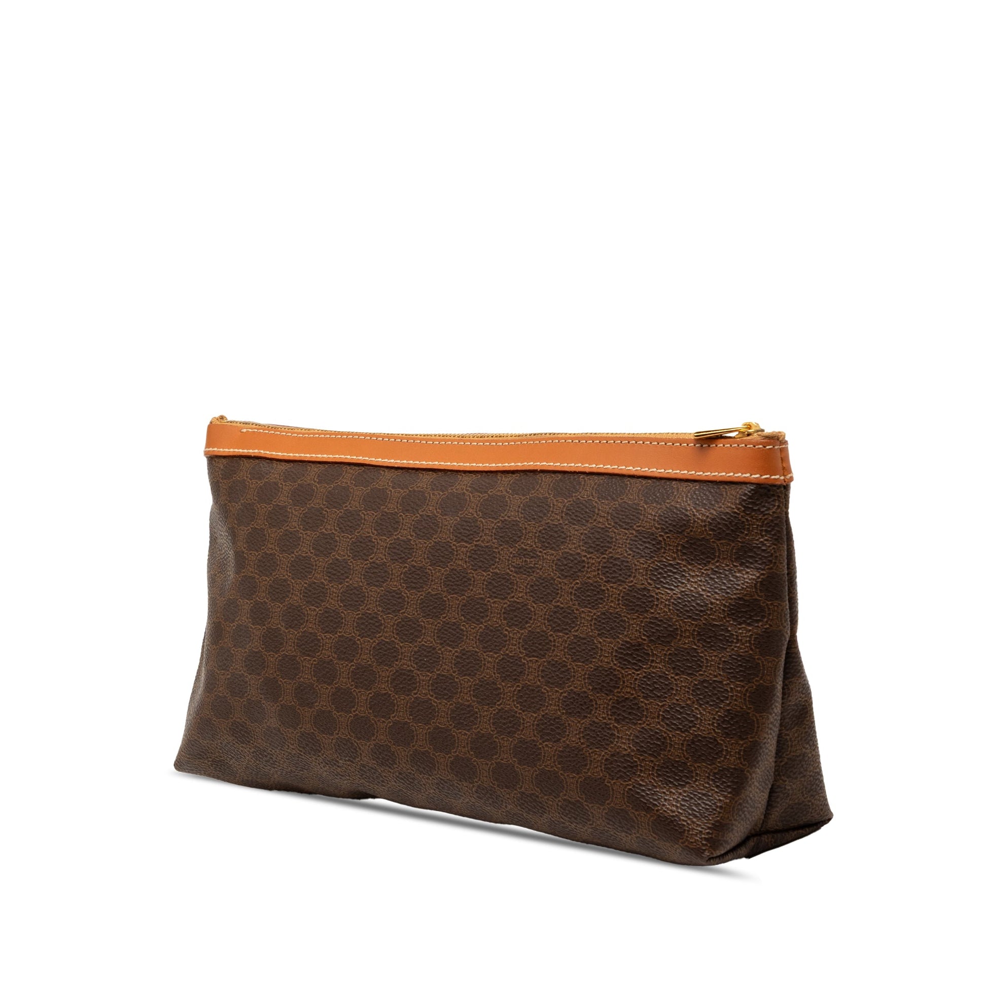Celine Macadam Coated Canvas Clutch
