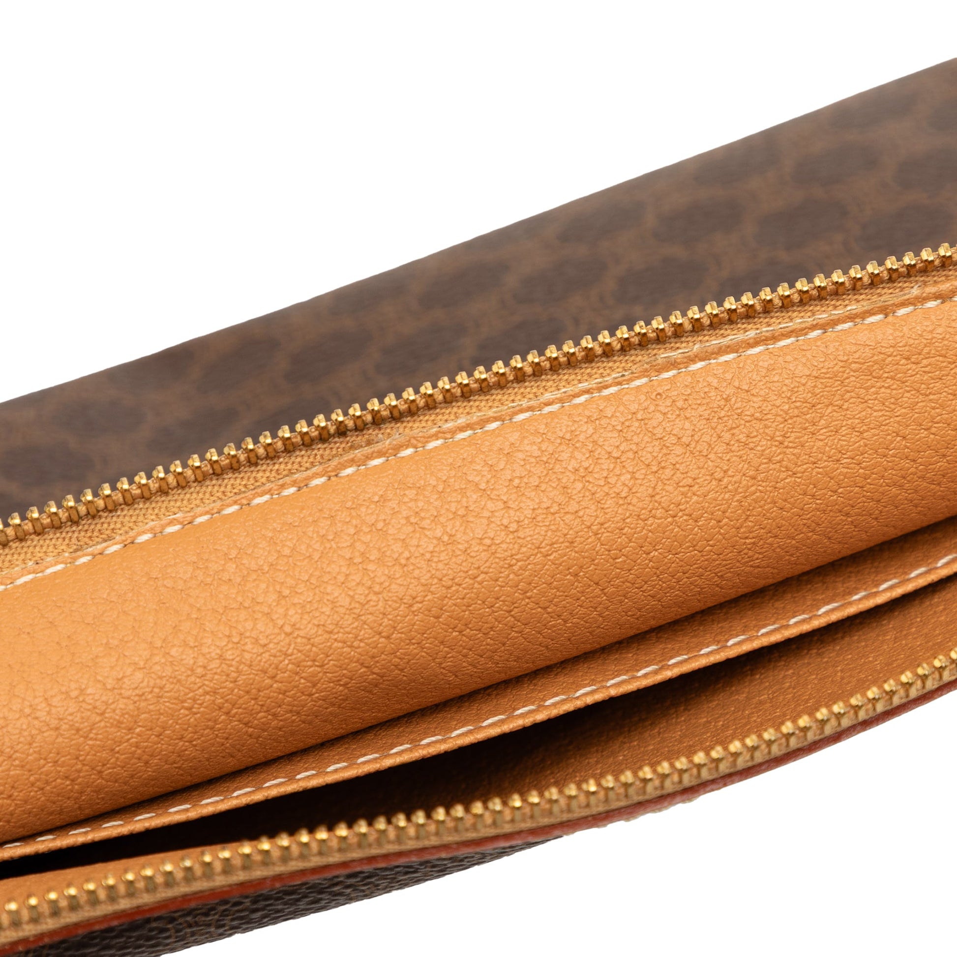 Celine Macadam Coated Canvas Clutch