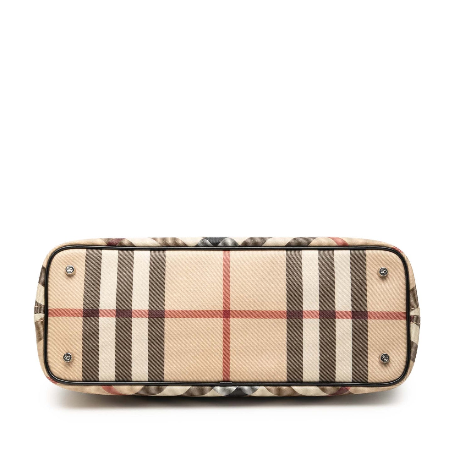 Burberry Supernova Check Coated Canvas Tote