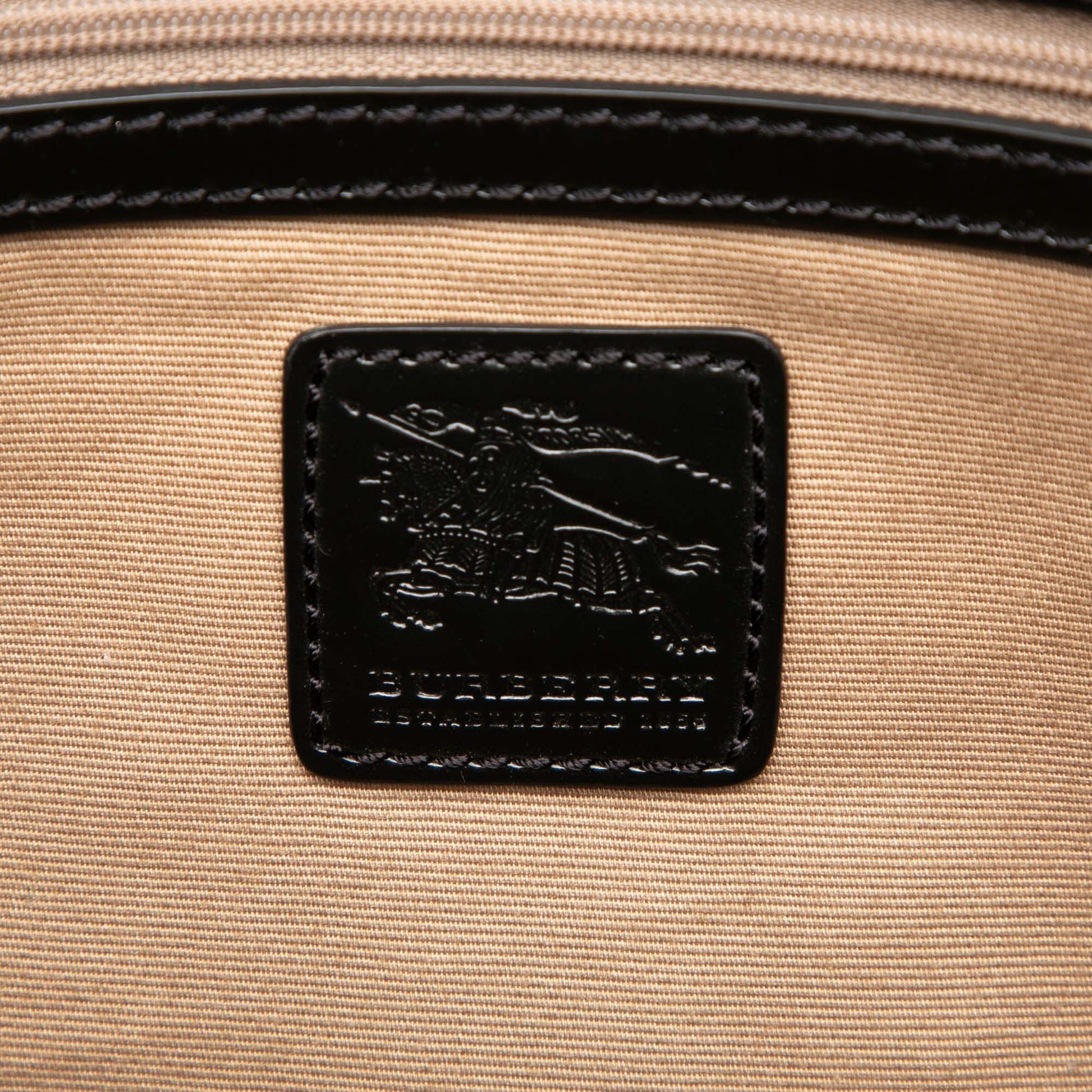 Burberry Supernova Check Coated Canvas Tote