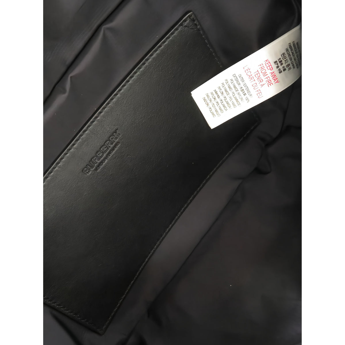 Burberry Nylon Sonny Logo Belt Bag — Black