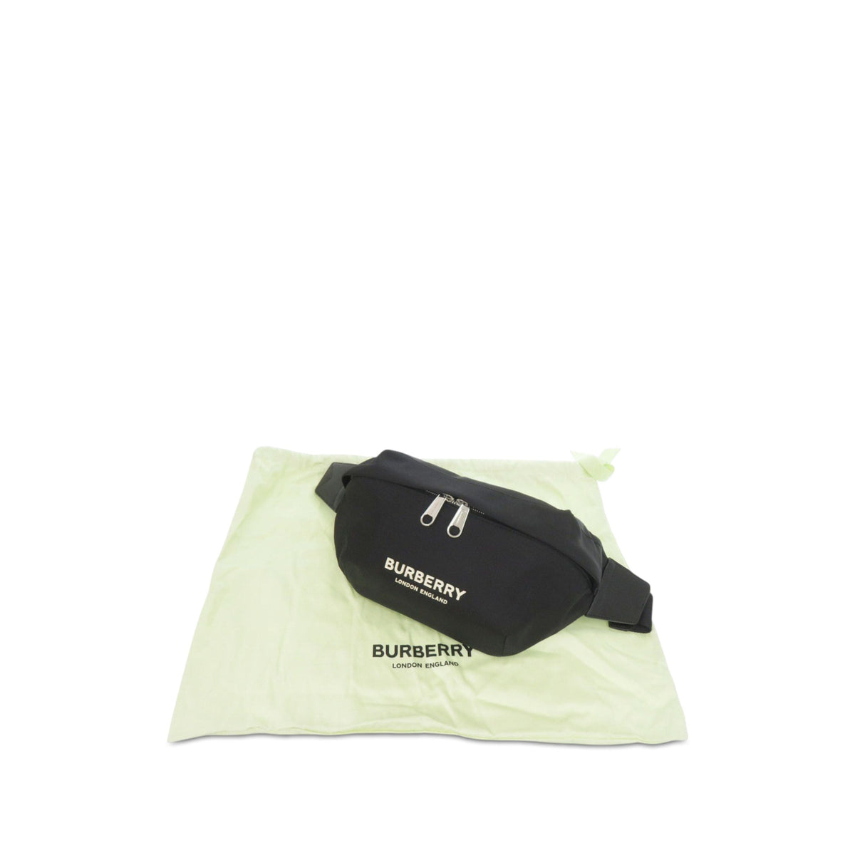 Burberry Nylon Sonny Logo Belt Bag — Black