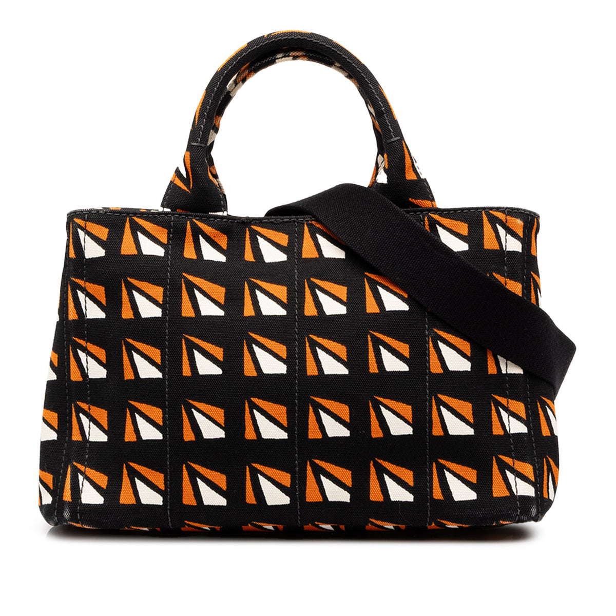 Prada Canapa Canvas Satchel