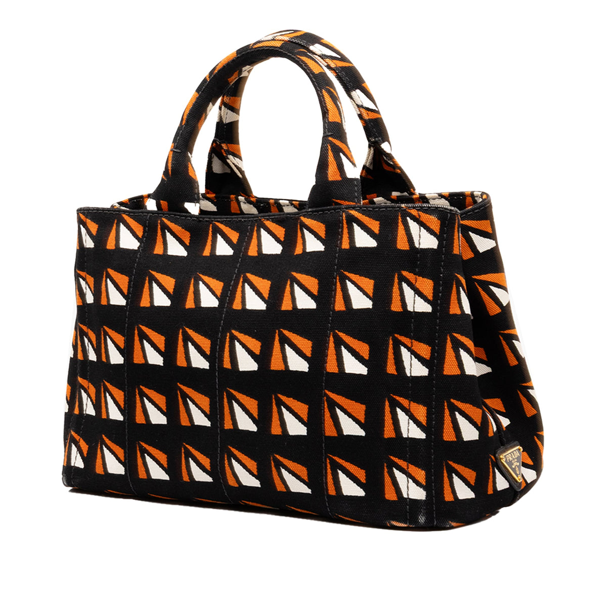 Prada Canapa Canvas Satchel