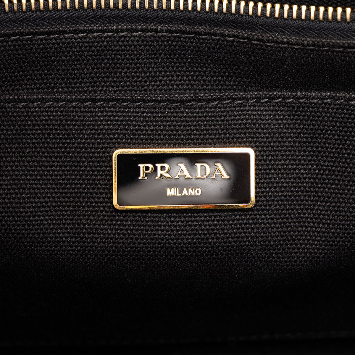 Prada Canapa Canvas Satchel