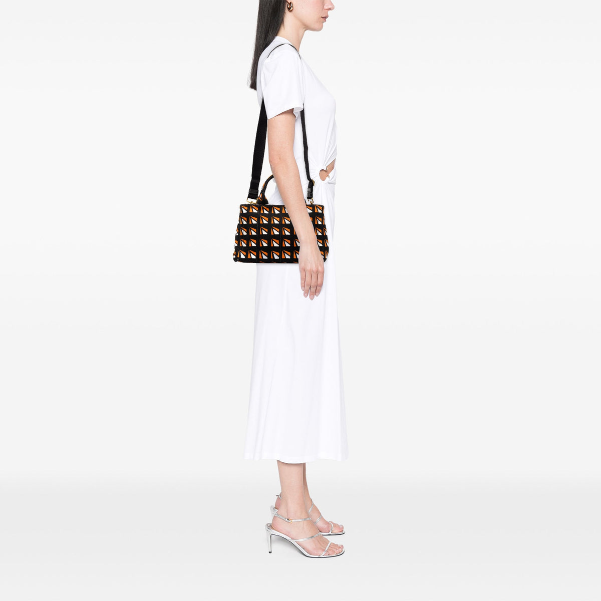 Prada Canapa Canvas Satchel