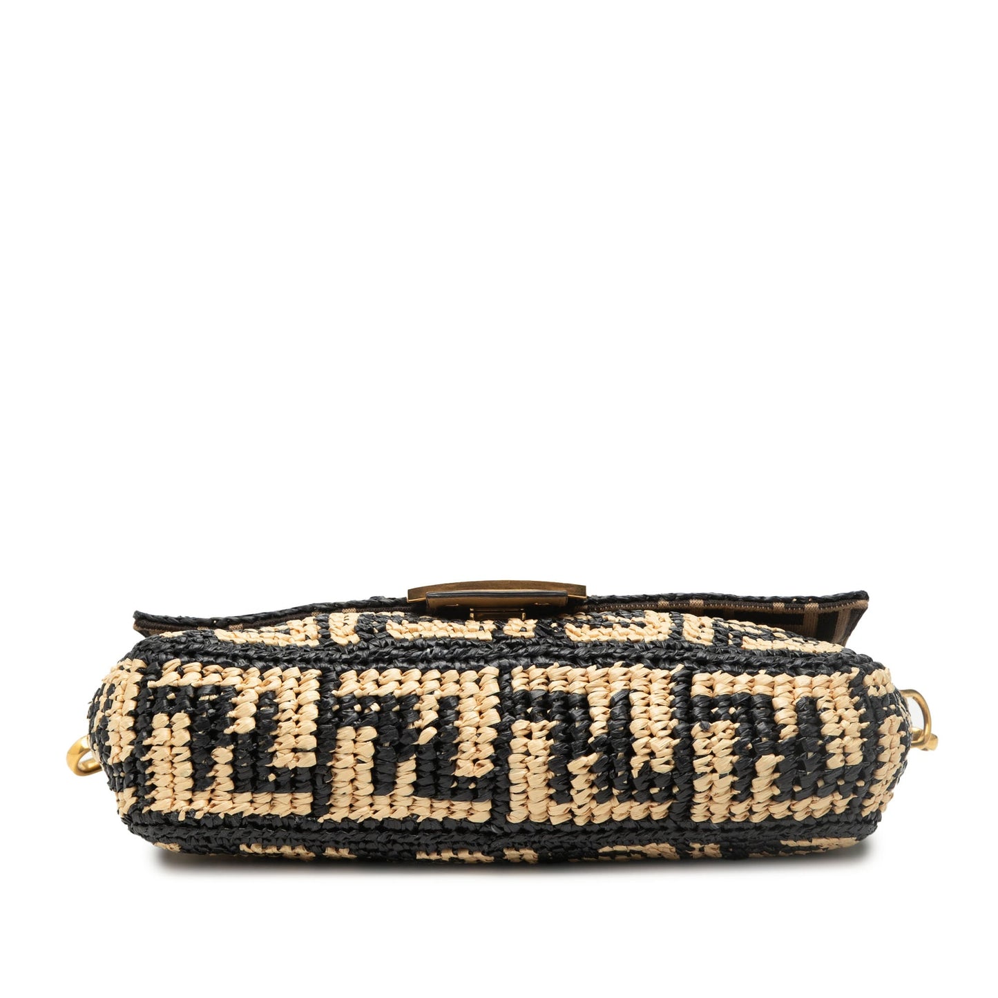 Zucca Raffia Baguette Satchel