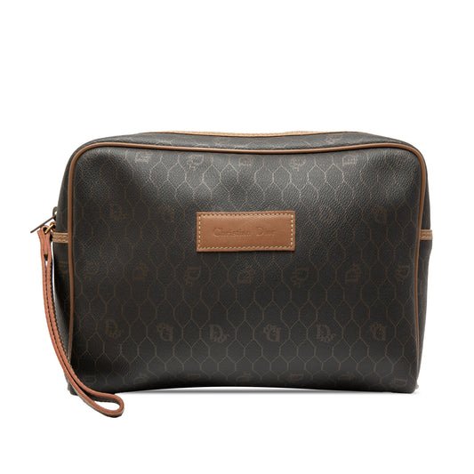 Dior Honeycomb Coated Canvas Clutch