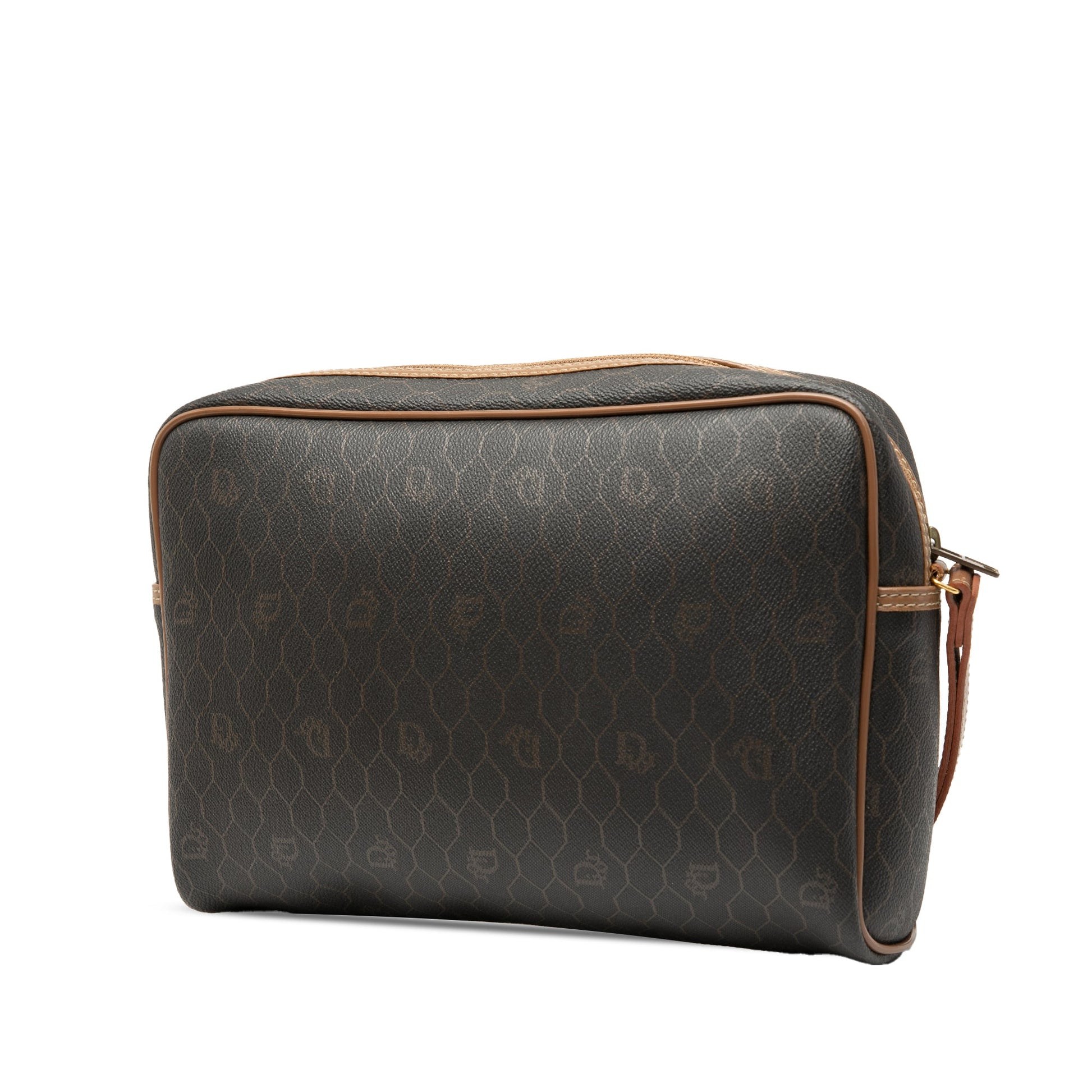 Dior Honeycomb Coated Canvas Clutch