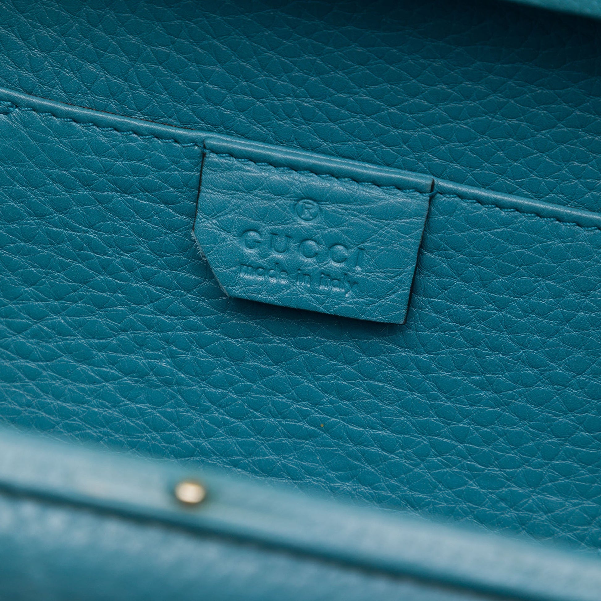 Gucci Calfskin Soho Clutch on Chain