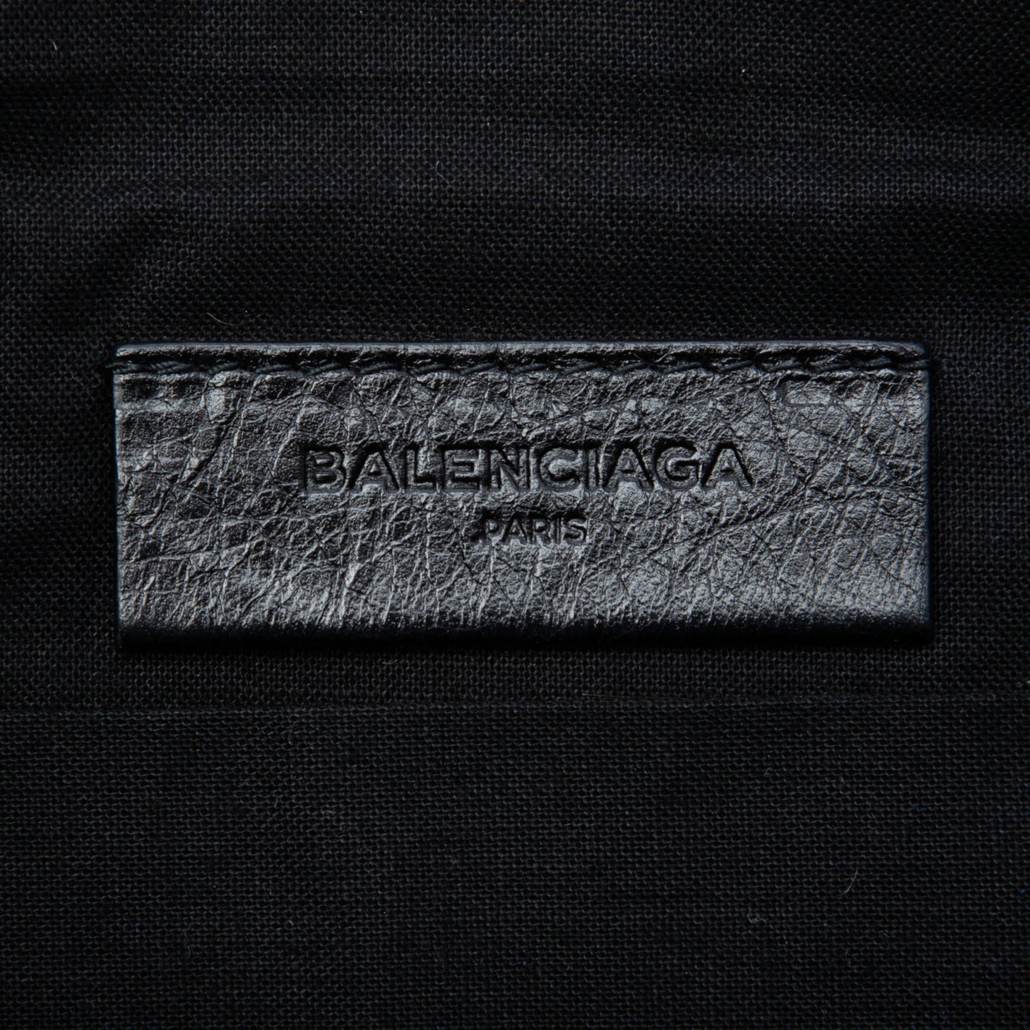 Balenciaga Lambskin Motocross Classic Zip Around Flat Clutch