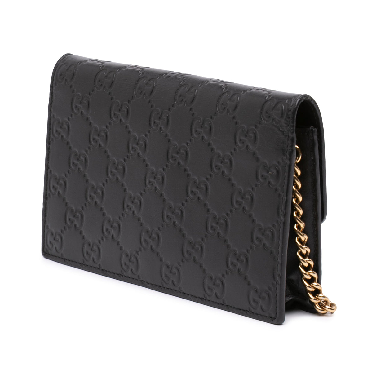 Gucci Guccissima Interlocking G Wallet on Chain
