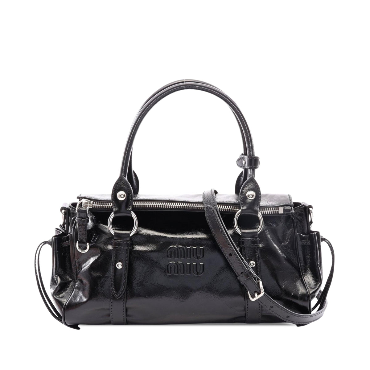 Miu Miu Vitello Shine Satchel