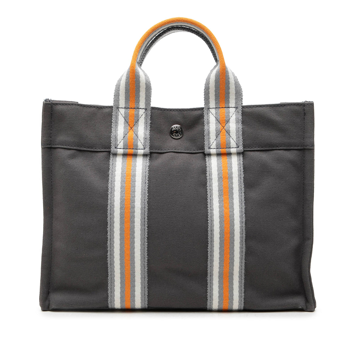 Hermès Canvas Fourre Tout PM — Gray