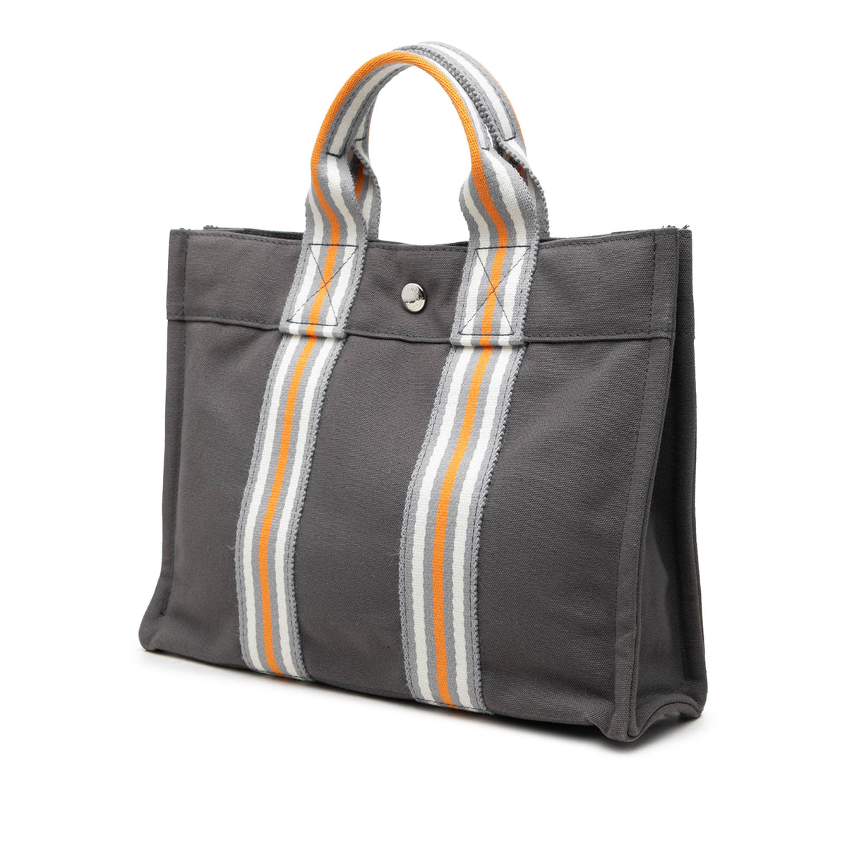 Hermès Canvas Fourre Tout PM — Gray