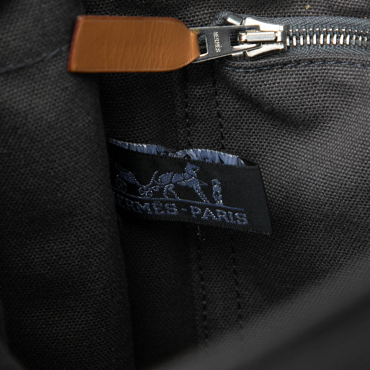 Hermès Canvas Fourre Tout PM — Gray