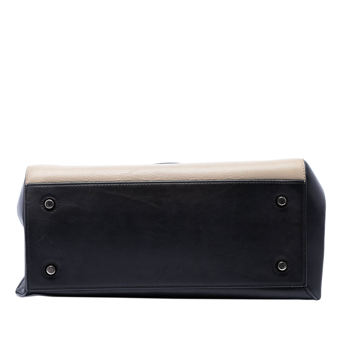 Celine Medium Bicolor Leather Edge Handbag