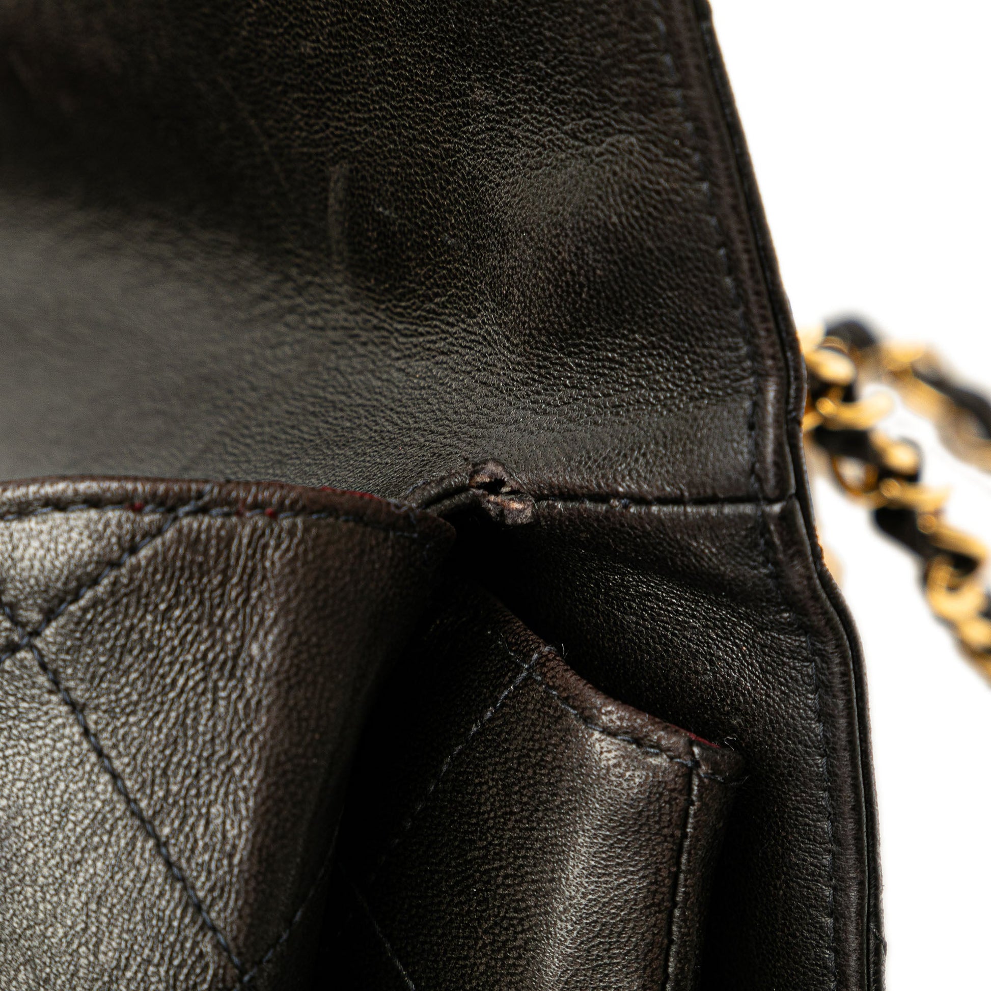 Chanel Jumbo Quilted Lambskin Double Sided Flap