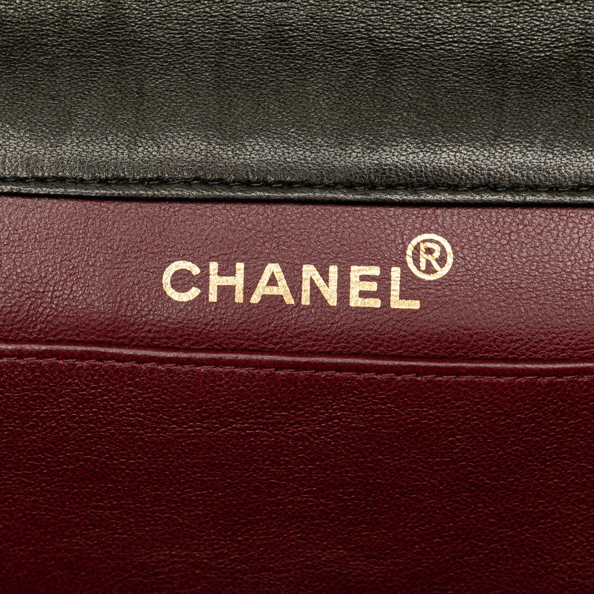 Chanel Jumbo Quilted Lambskin Double Sided Flap