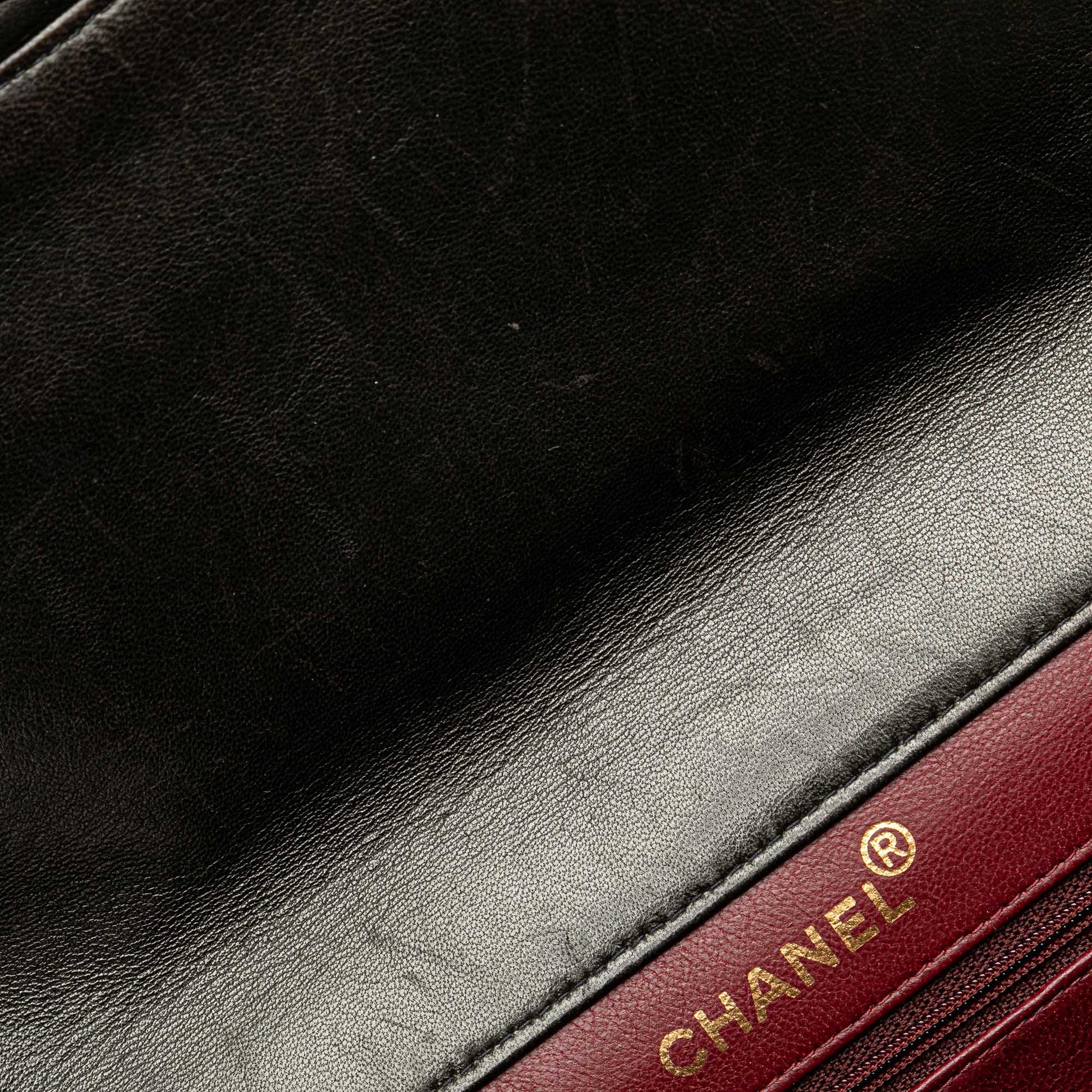 Chanel Jumbo Quilted Lambskin Double Sided Flap