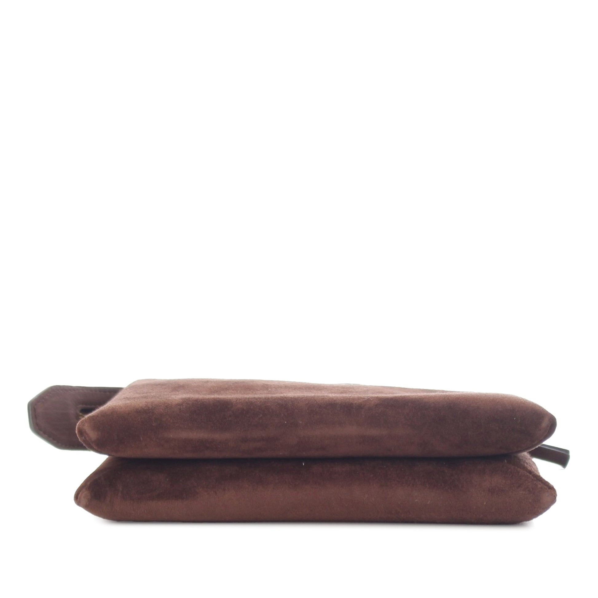 The Row Mini Suede Nu Twin Crossbody