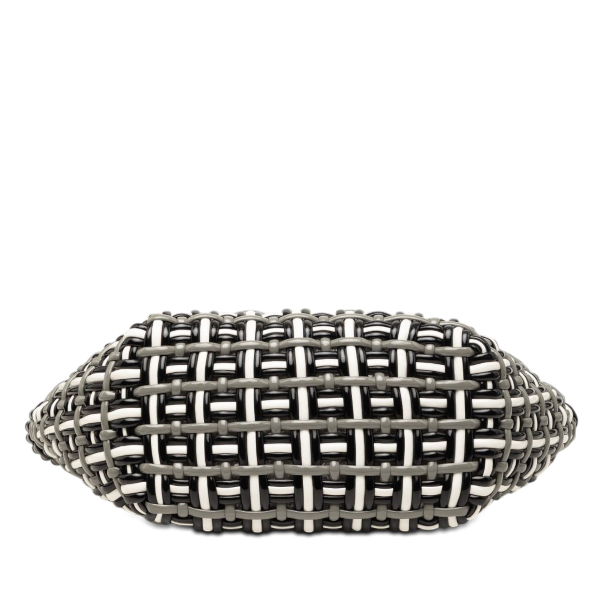 Balenciaga Faux Leather Bistro Basket Bag XS