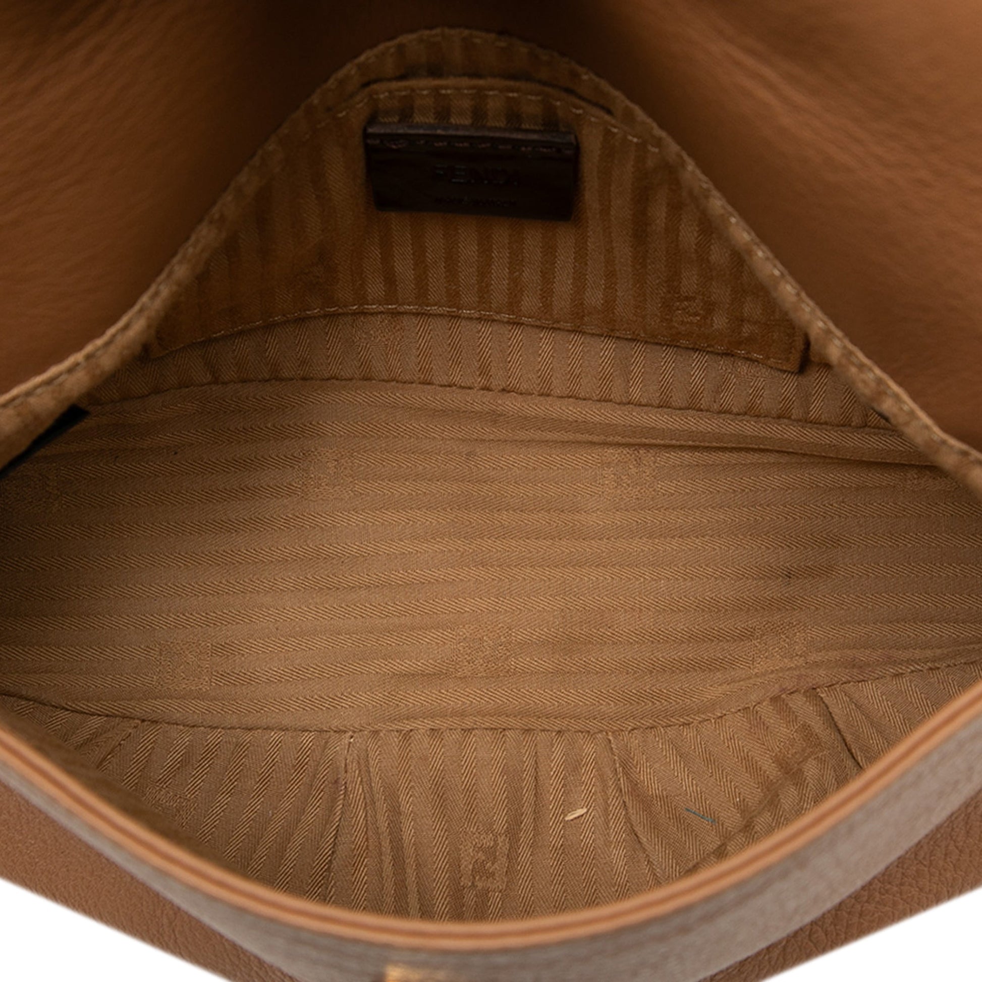 Leather Fendista Pochette Crossbody