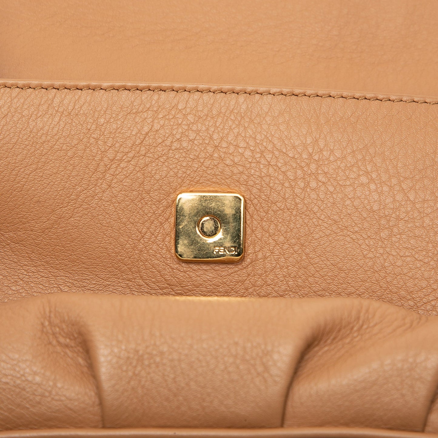 Leather Fendista Pochette Crossbody