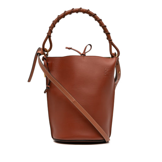 LOEWE Calfskin Anagram Gate Bucket Bag