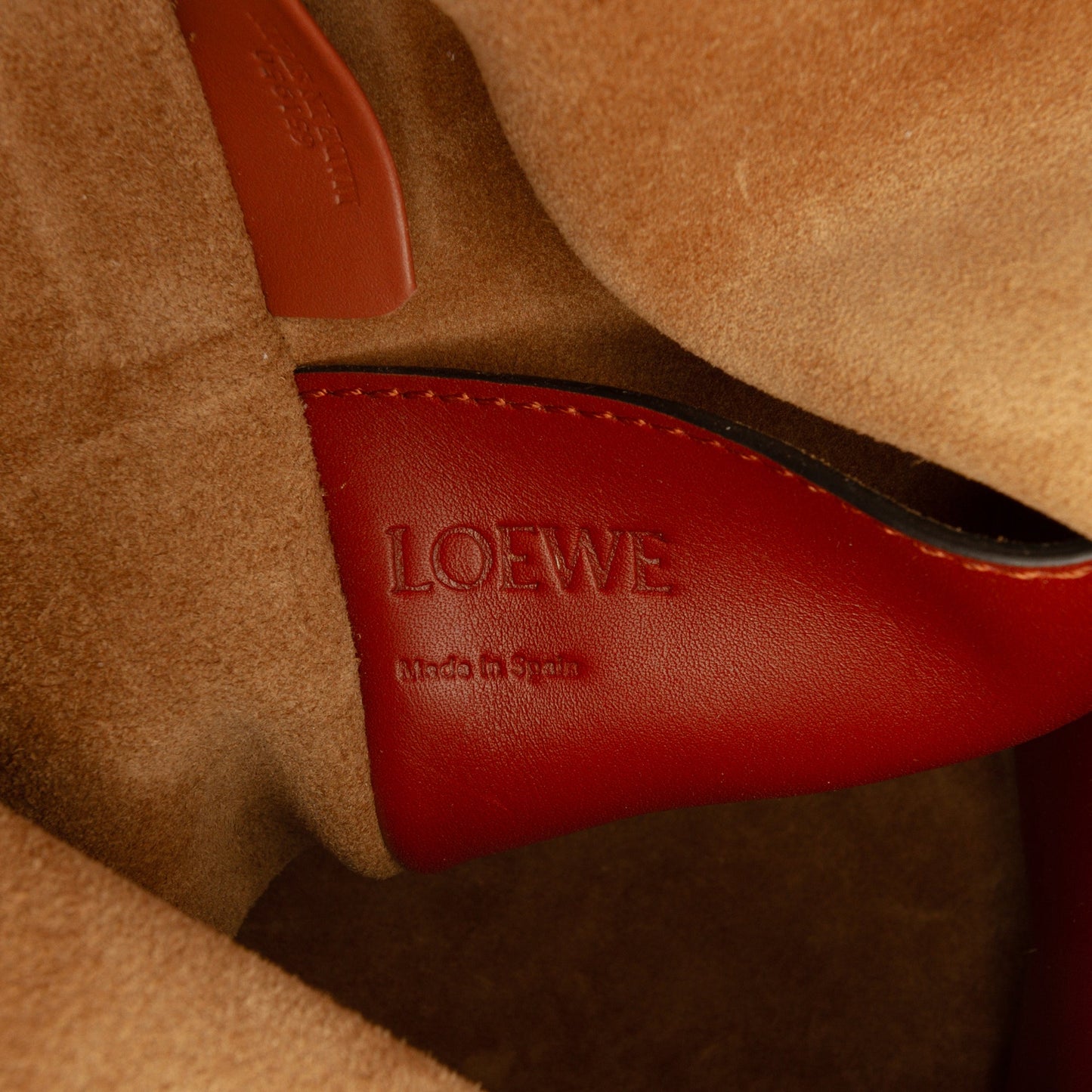 LOEWE Calfskin Anagram Gate Bucket Bag