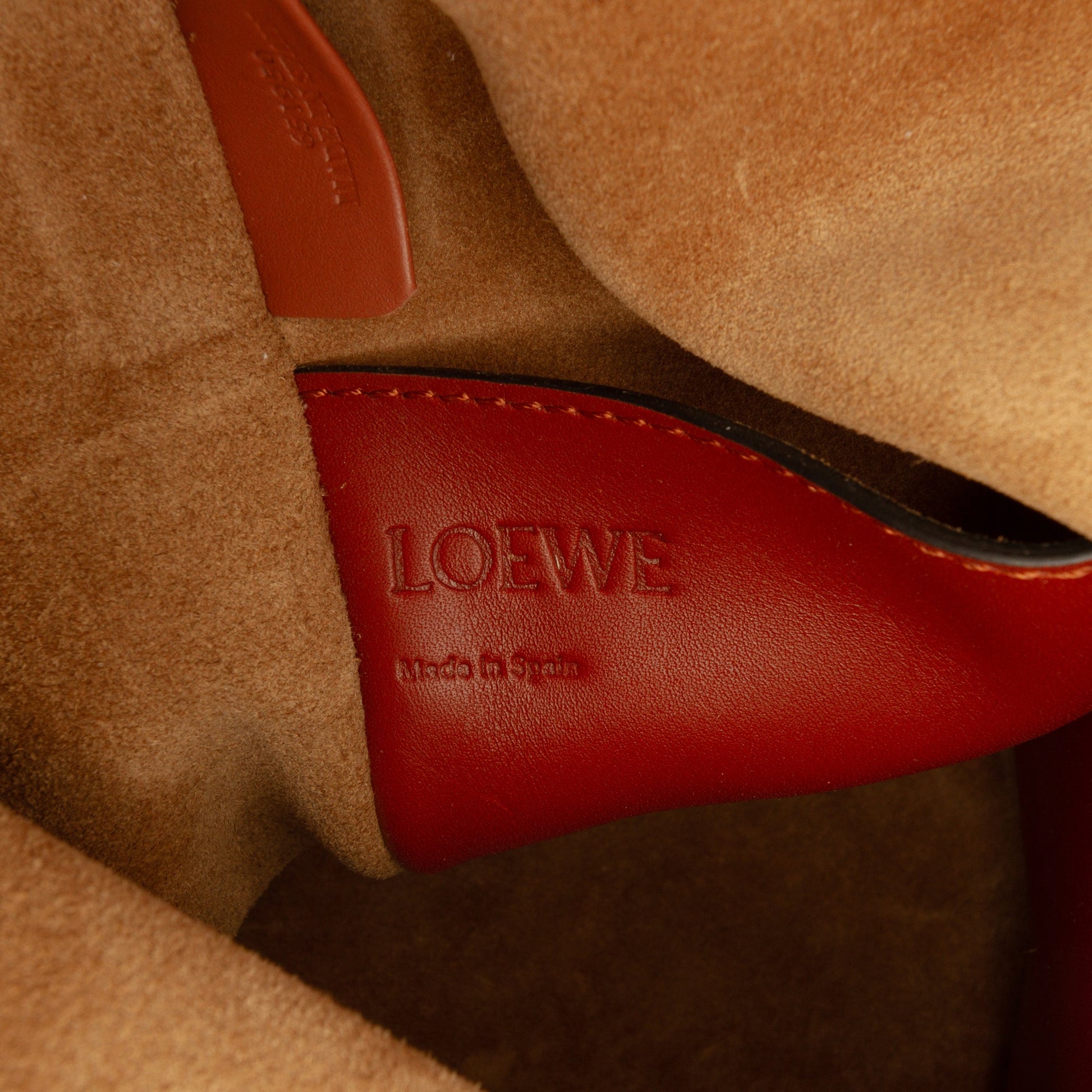 LOEWE Calfskin Anagram Gate Bucket Bag