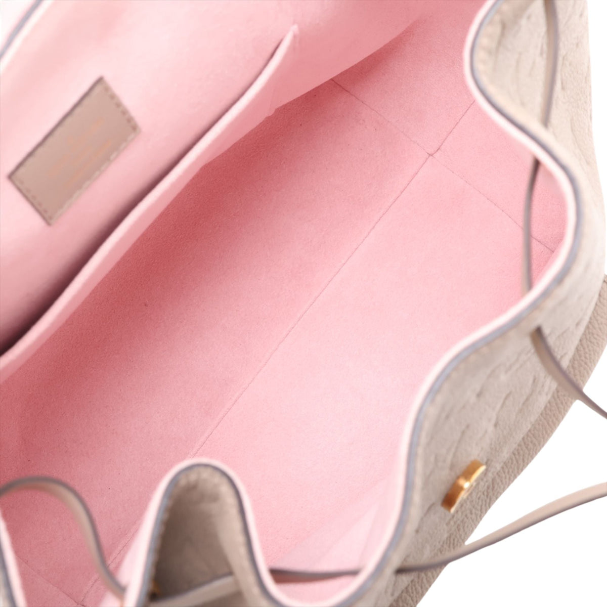 Louis Vuitton Monogram Empreinte Montsouris PM Backpack — Beige