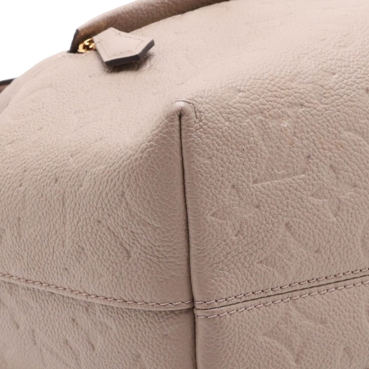 Louis Vuitton Monogram Empreinte Montsouris PM Backpack — Beige