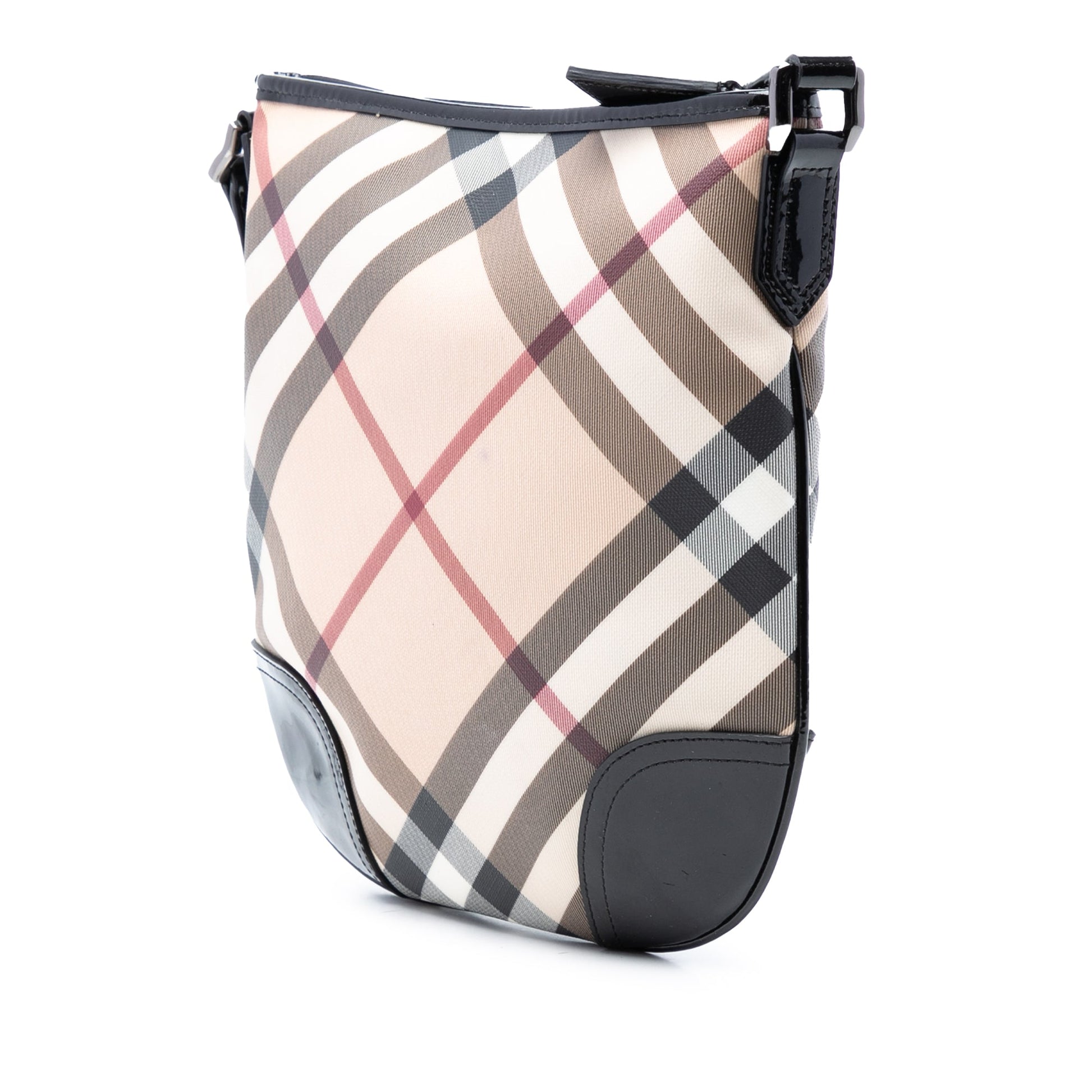 Burberry Supernova Check Coated Canvas Dryden Crossbody