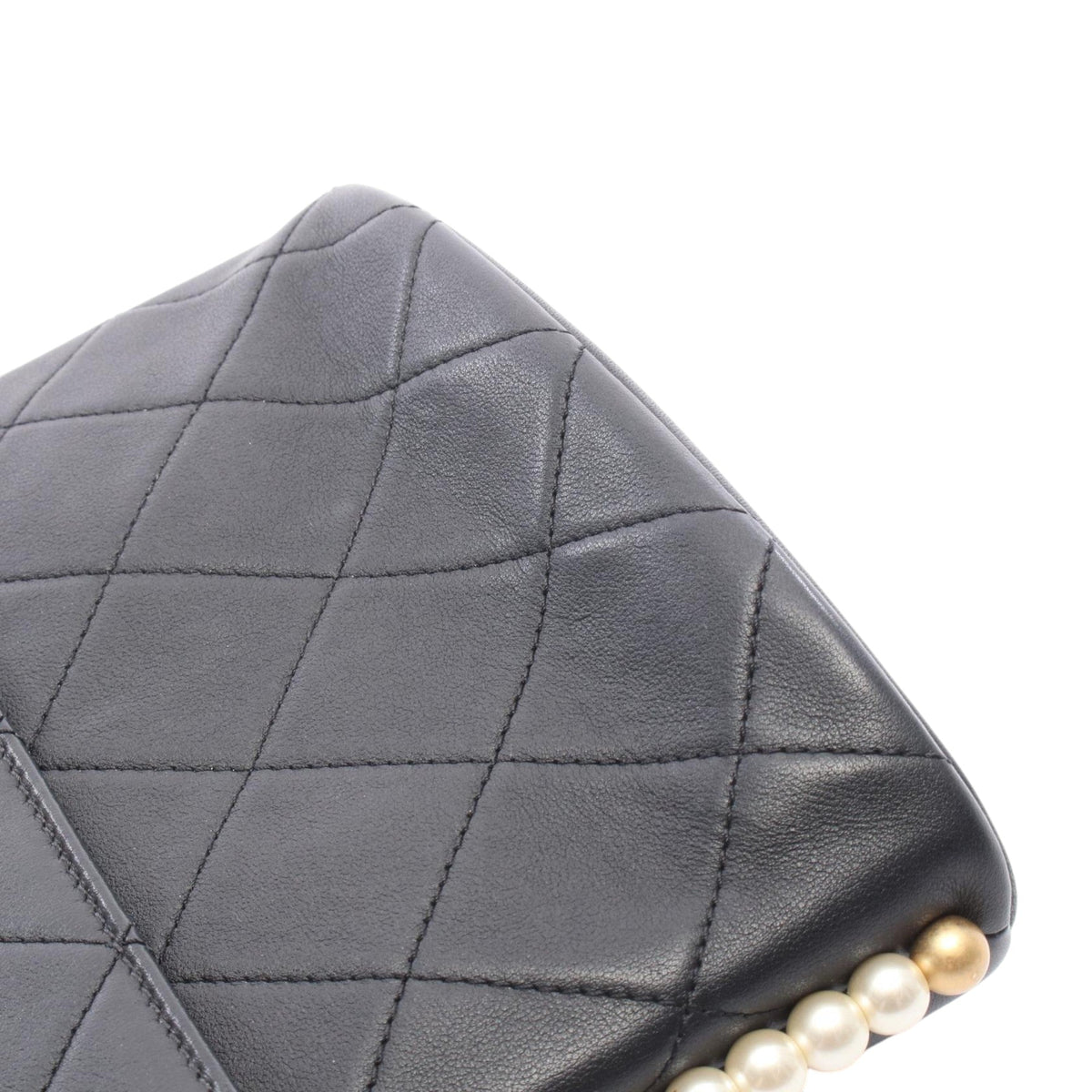 Chanel Small Quilted Calfskin About Pearls Hobo