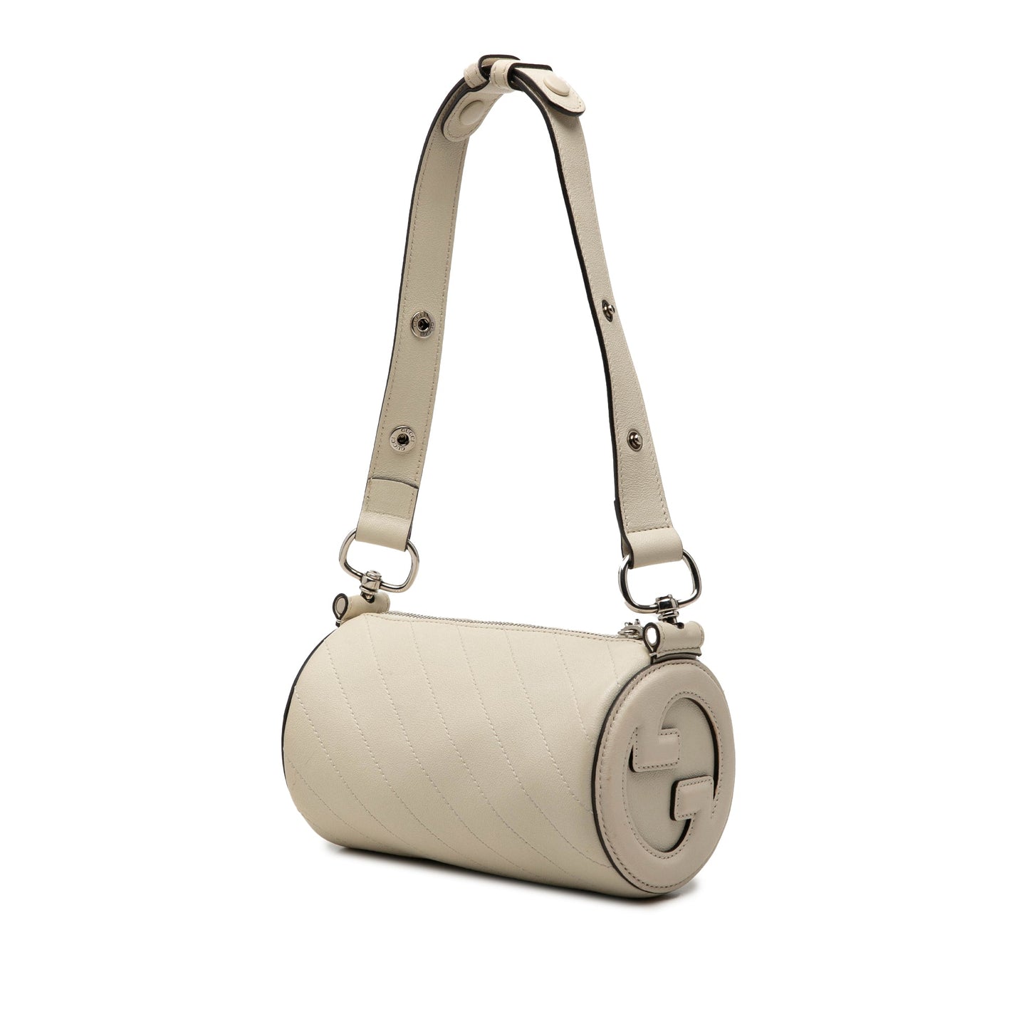 Gucci Mini Leather Blondie Barrel Shoulder Bag