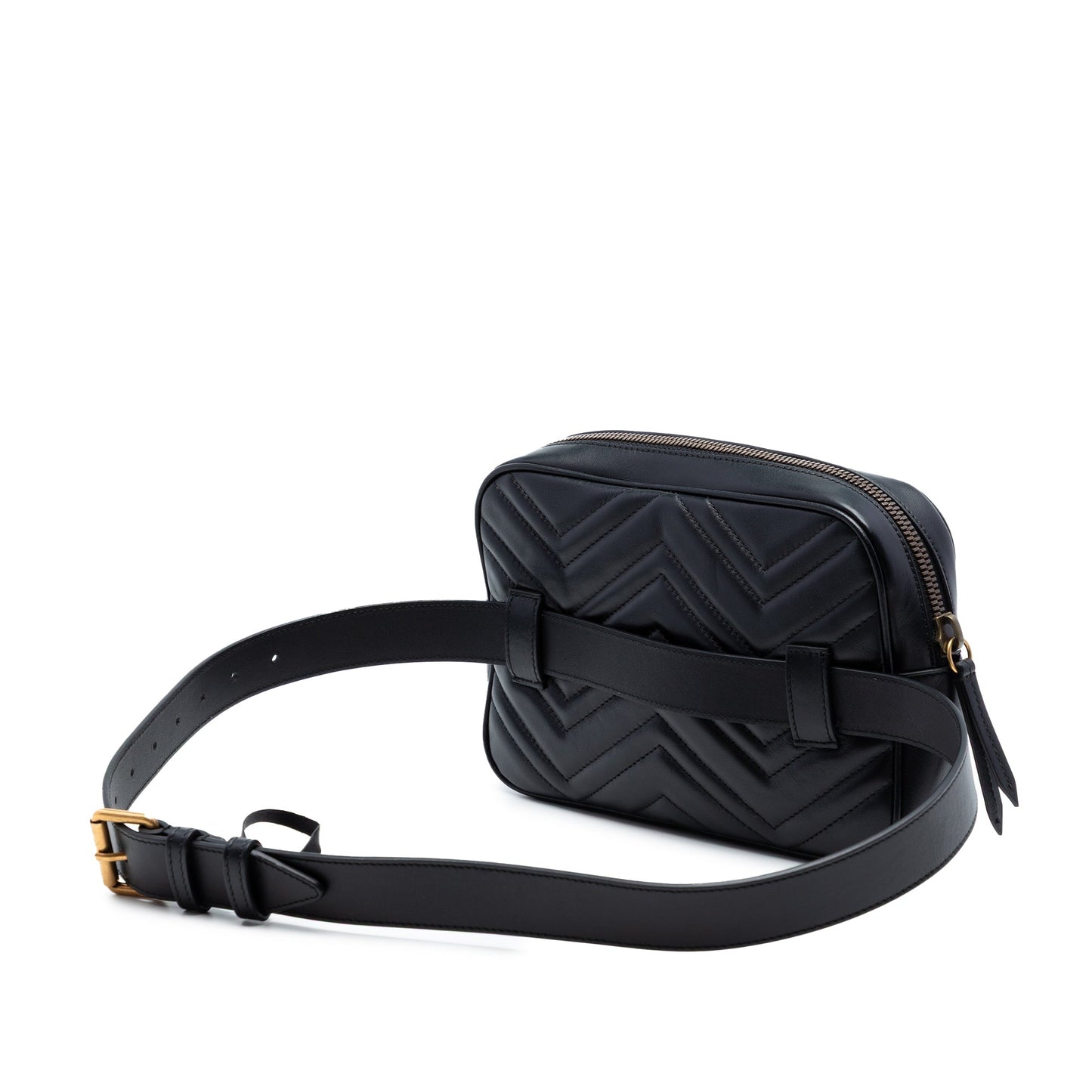 Gucci GG Marmont Square Matelasse Leather Belt Bag