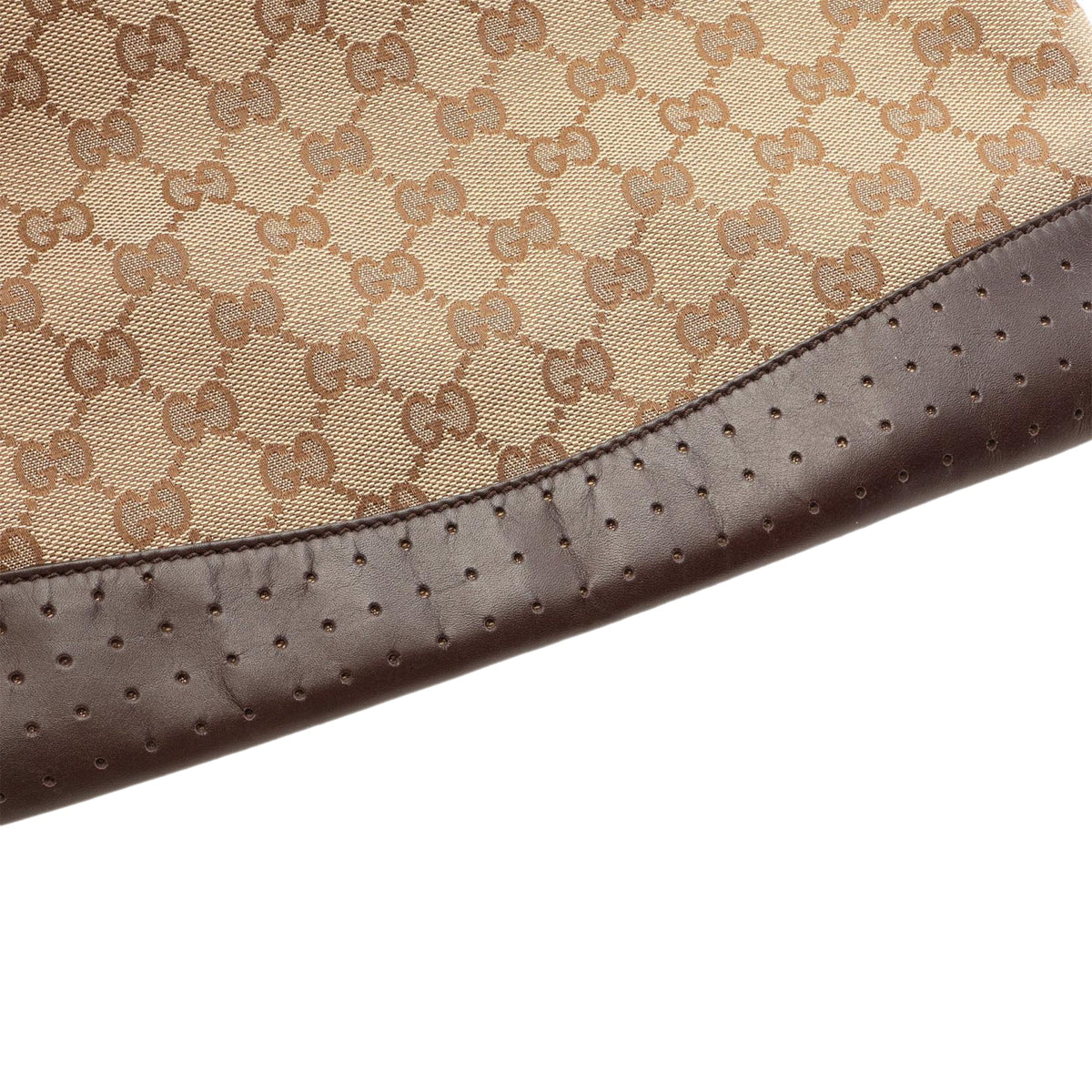 Gucci GG Canvas Crossbody — Beige