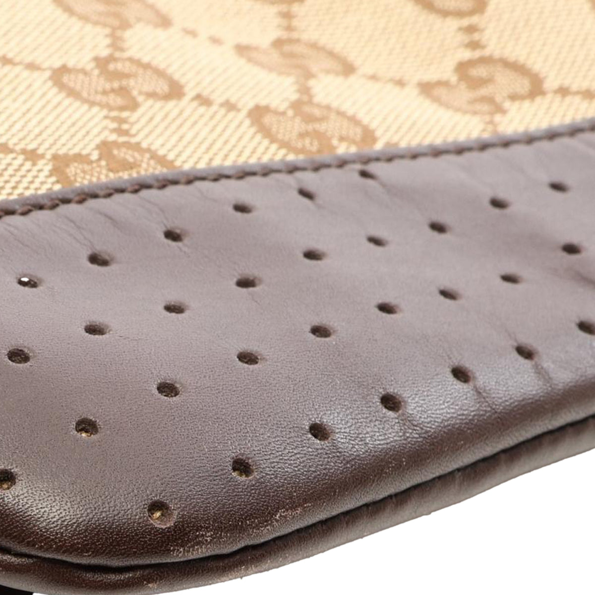 Gucci GG Canvas Crossbody — Beige
