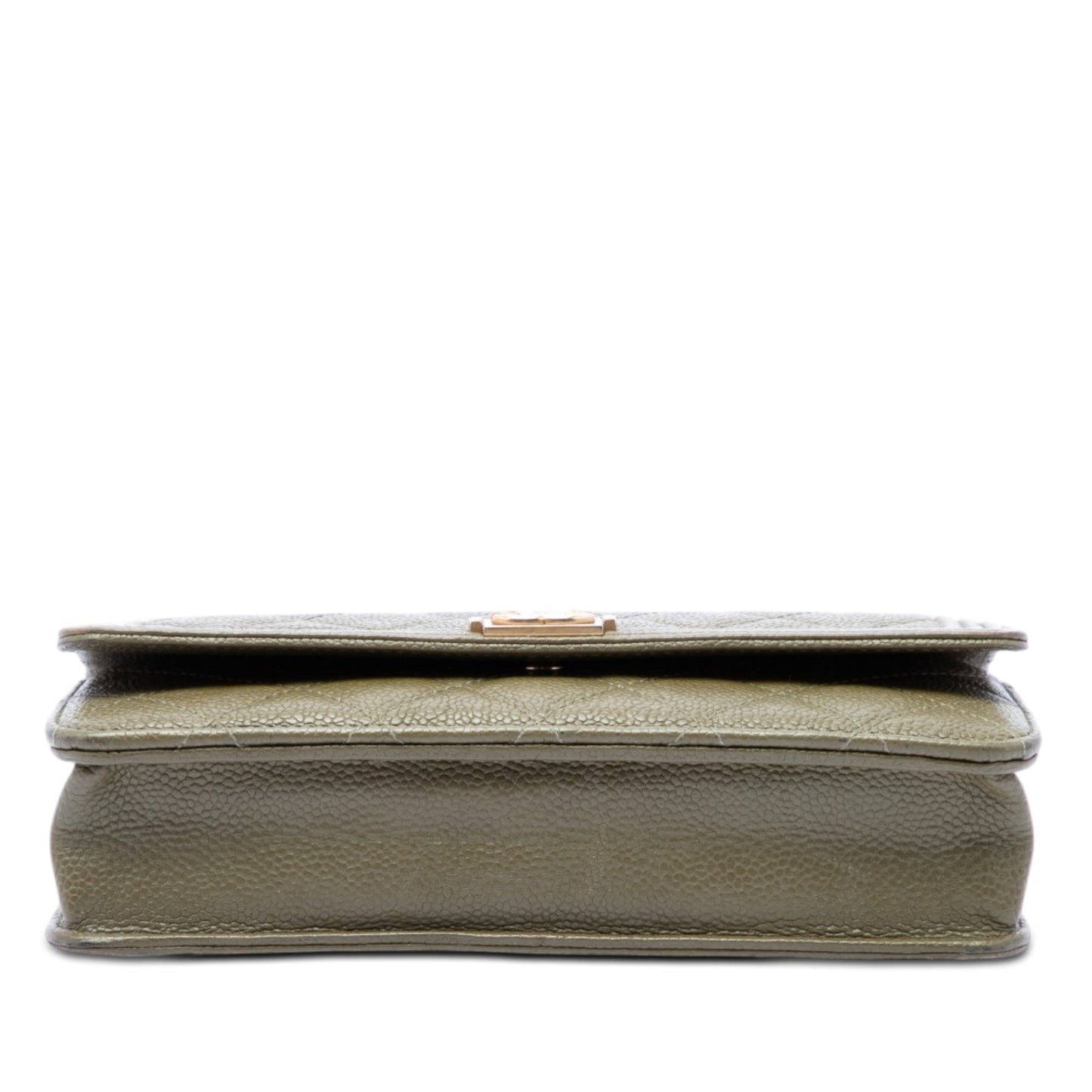 Chanel Quilted Caviar Boy Wallet on Chain