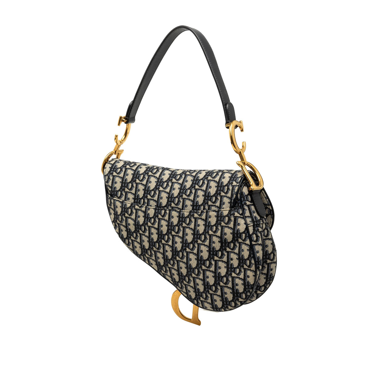 Dior Oblique Canvas Saddle Bag