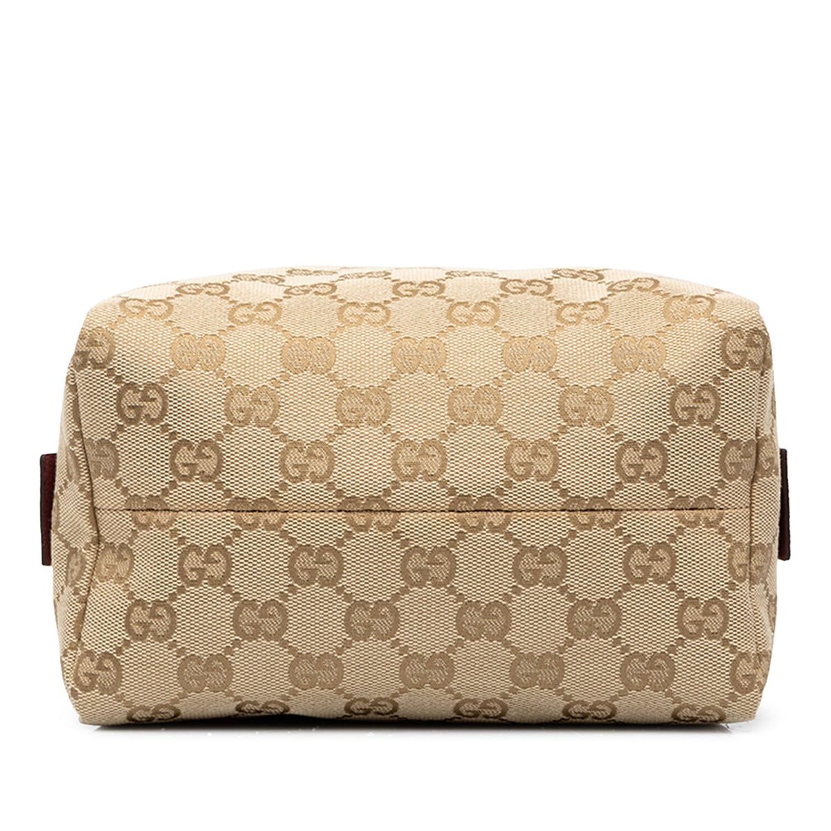 Gucci Mini GG Canvas Balthus Tofu Bag — Beige